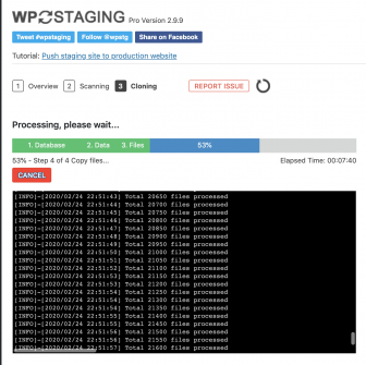 wp staging proceso1